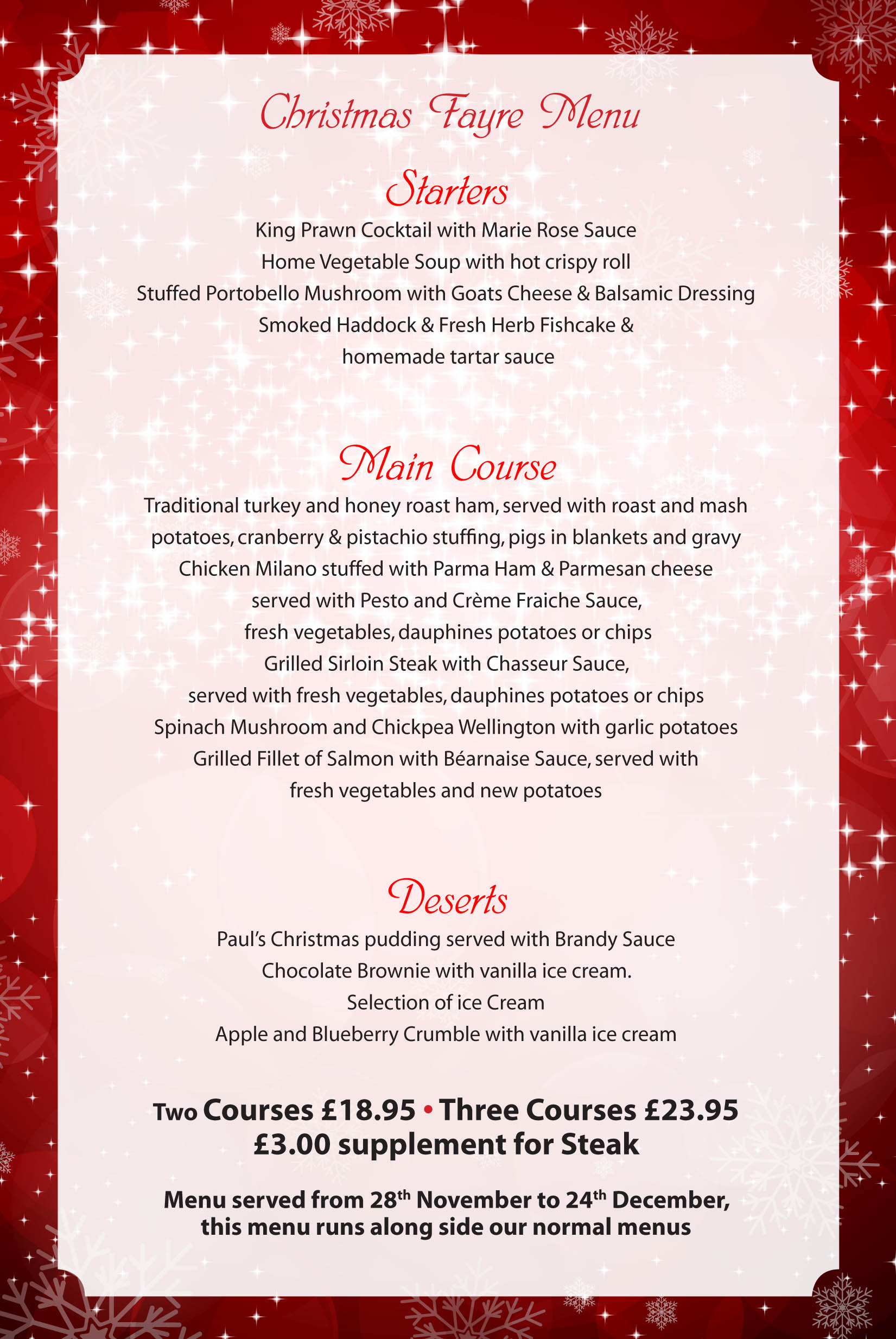 Ye Olde Crowne Christmas 2014